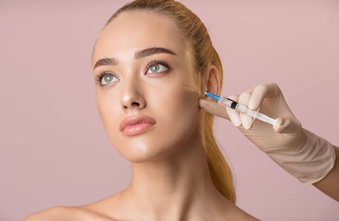 Close-up of natural-looking cheek filler results in Oakville